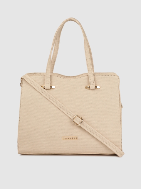 

Caprese Off-White Solid Shoulder Bag