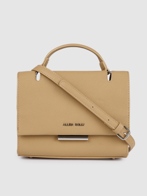 

Allen Solly Brown Solid Satchel