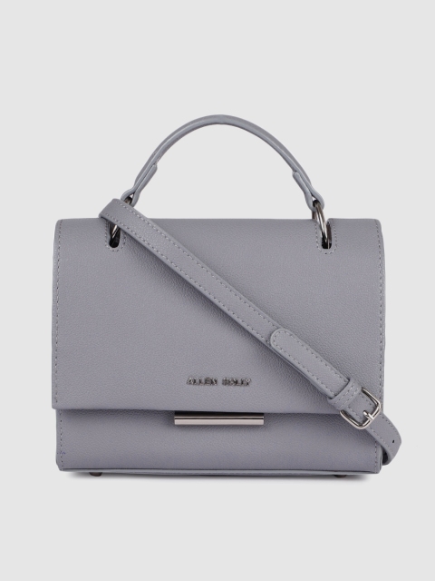 

Allen Solly Grey Solid Satchel