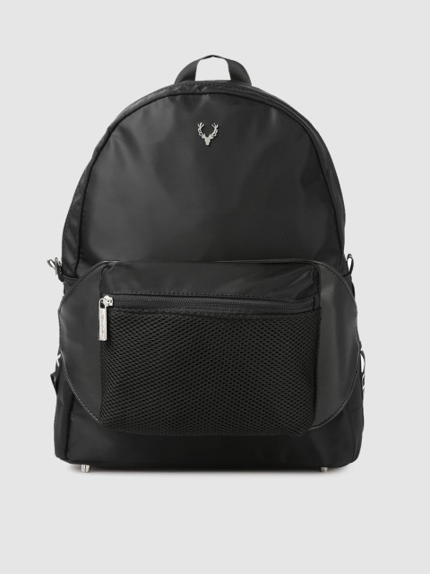 

Allen Solly Women Black Solid Backpack