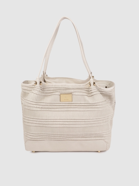 

Allen Solly Off-White Textured Shoulder Bag