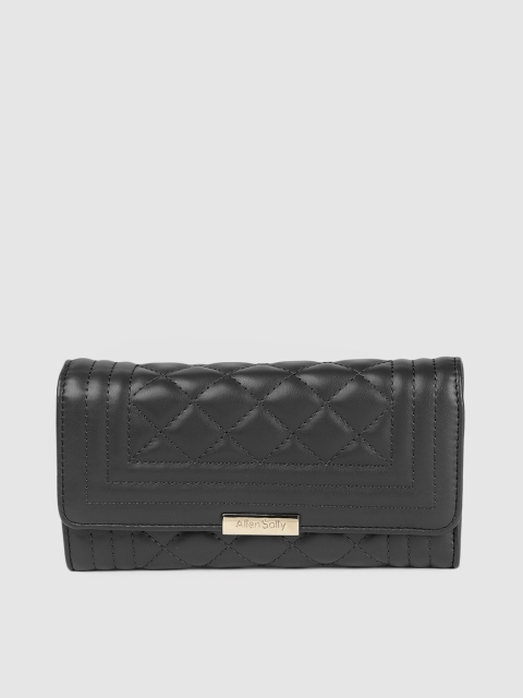 

Allen Solly Women Black Solid Three Fold Wallet