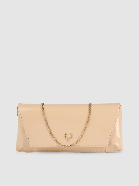 

Allen Solly Women Beige Solid Purse Clutch