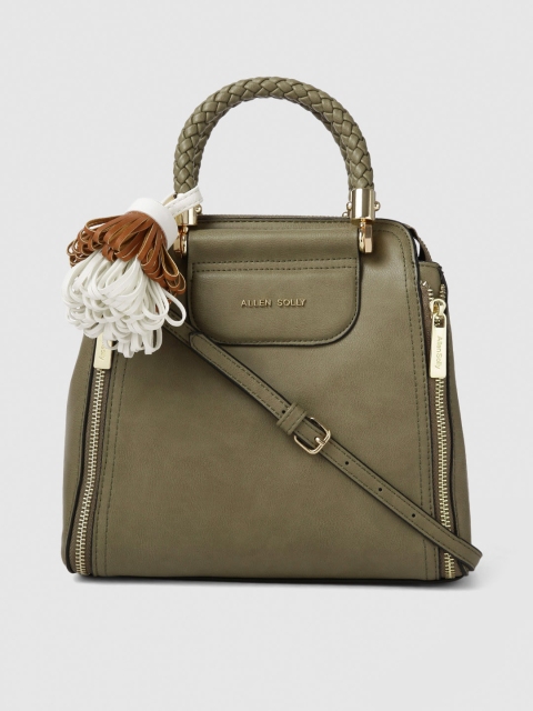 

Allen Solly Olive Green Solid Shoulder Bag