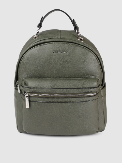 

Allen Solly Women Green Solid Backpack