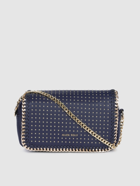 

Allen Solly Navy Blue Embellished Sling Bag