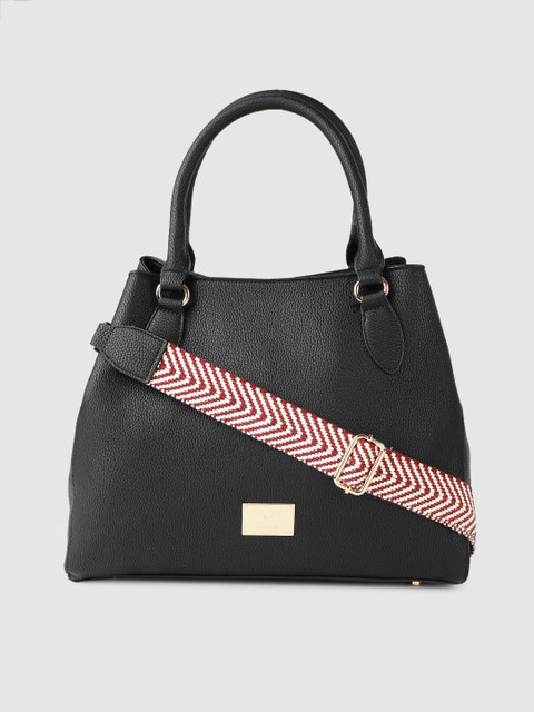 

Allen Solly Black Solid Handheld Bag