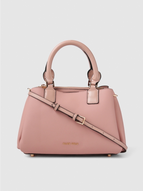 

Allen Solly Pink Solid Handheld Bag