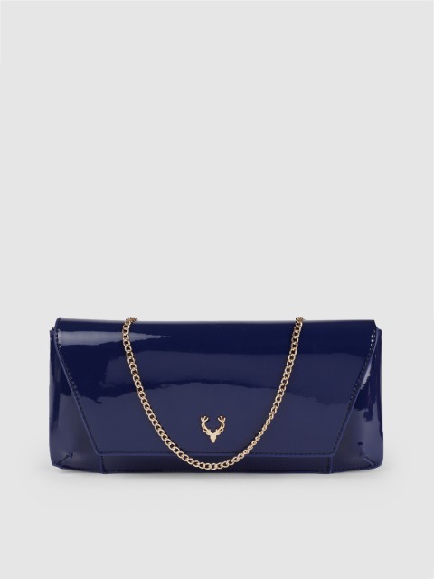 

Allen Solly Women Navy Blue Solid Purse Clutch