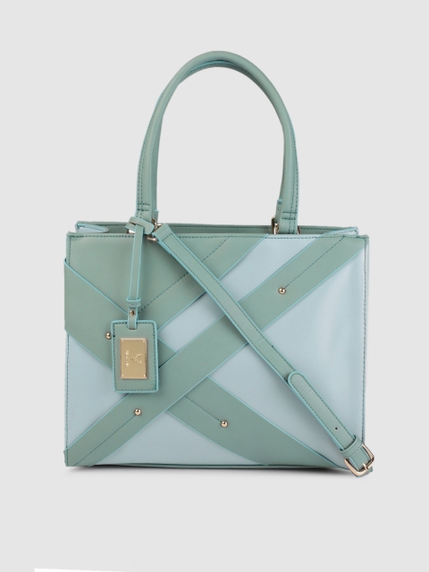 

Allen Solly Blue Solid Handheld Bag