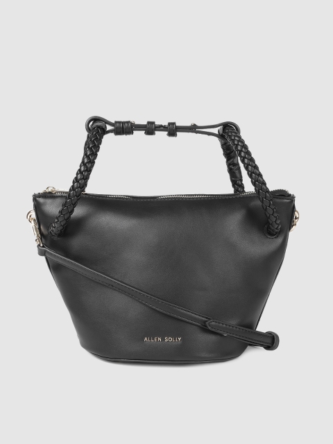 

Allen Solly Black Solid Handheld Bag