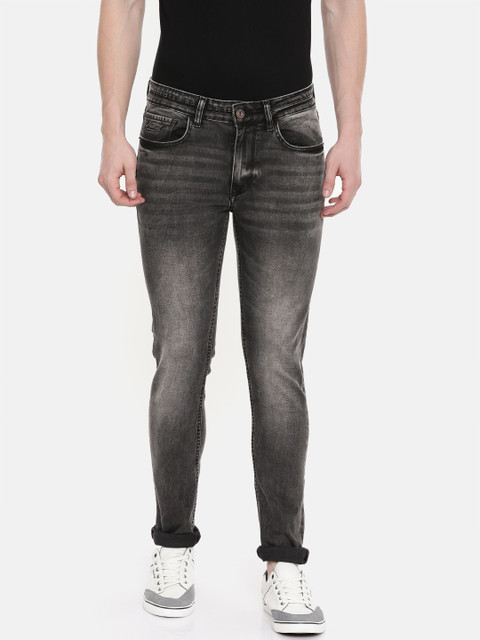 

Being Human Clothing Men Grey Super Skinny Fit Mid-Rise Clean Look Stretchable Jeans