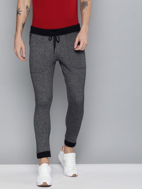 

SINGLE Men Black Solid Slim Fit Joggers