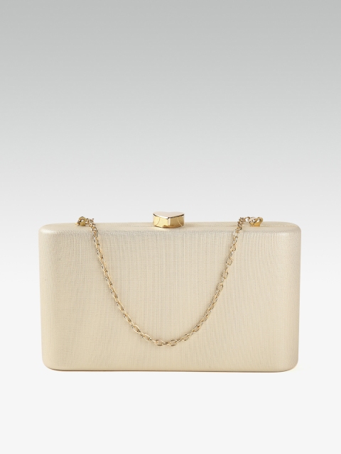 

20Dresses Gold-Toned Solid Box Clutch