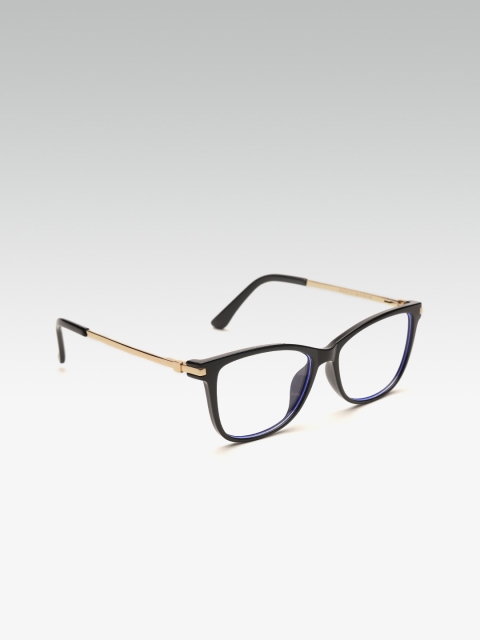 

20Dresses Women Black Solid Full Rim Sqaure Frames SG0256
