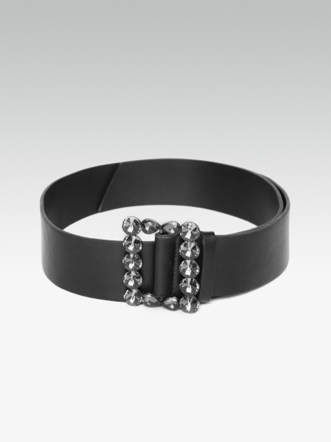 

20Dresses Women Black Solid Belt
