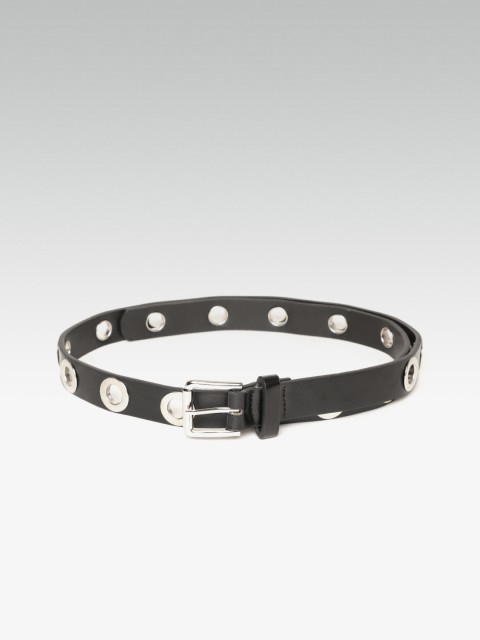 

20Dresses Women Black Rivets Slim Belt