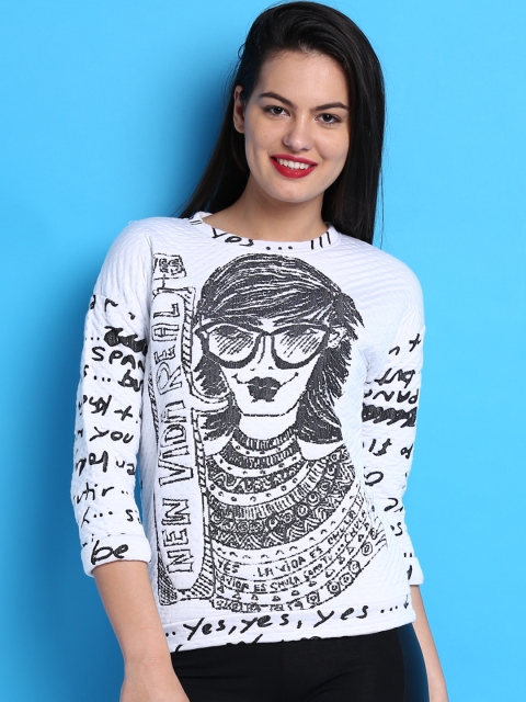 

Desigual White Sweatshirt