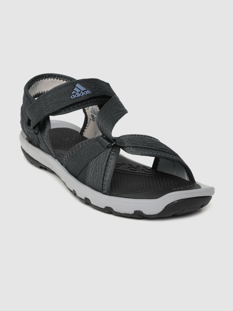 

ADIDAS Men Olive Green & Charcoal Grey Terra 19 Sports Sandals