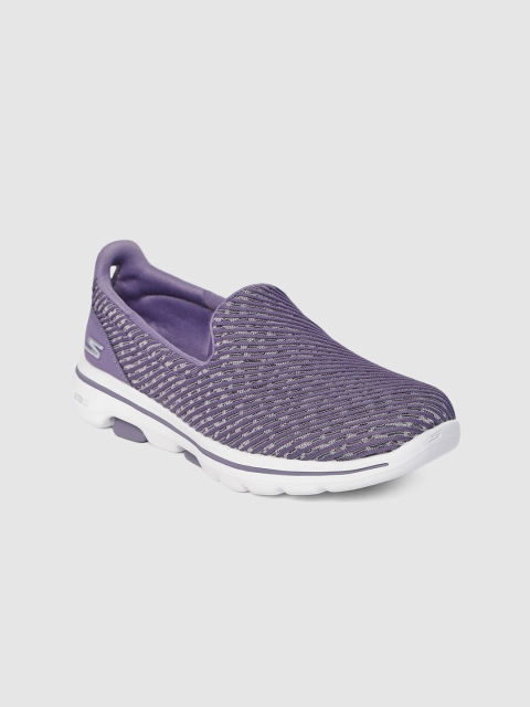 

Skechers Women Purple GO WALK 5 Walking Shoes