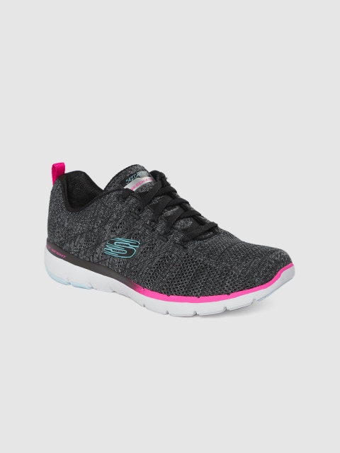 

Skechers Women Black FLEX APPEAL 3.0 Sneakers