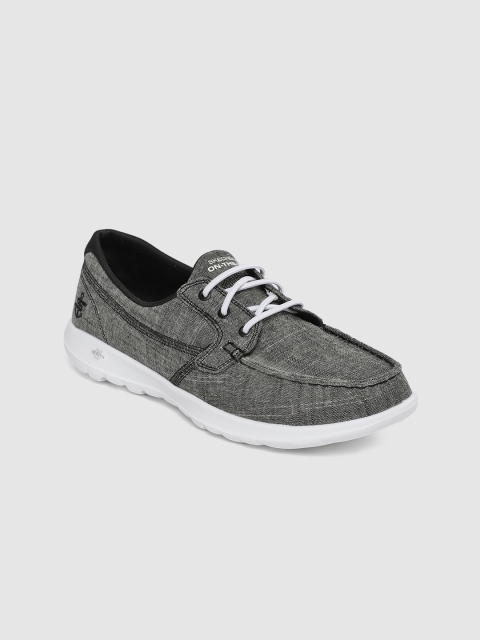 

Skechers Women Charcoal GO WALK LITE ISLA Walking Shoes