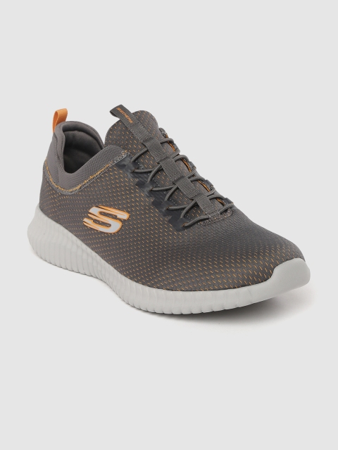 

Skechers Men Grey Elite Flex Sneakers