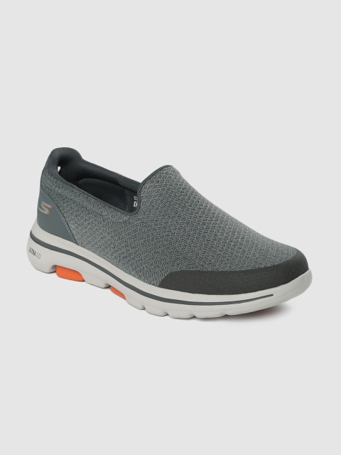 

Skechers Men Grey GO WALK 5 Slip-on Walking Shoes