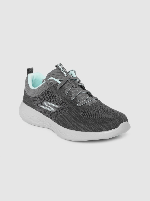 

Skechers Women Charcoal Grey GO RUN 600 Running Shoes