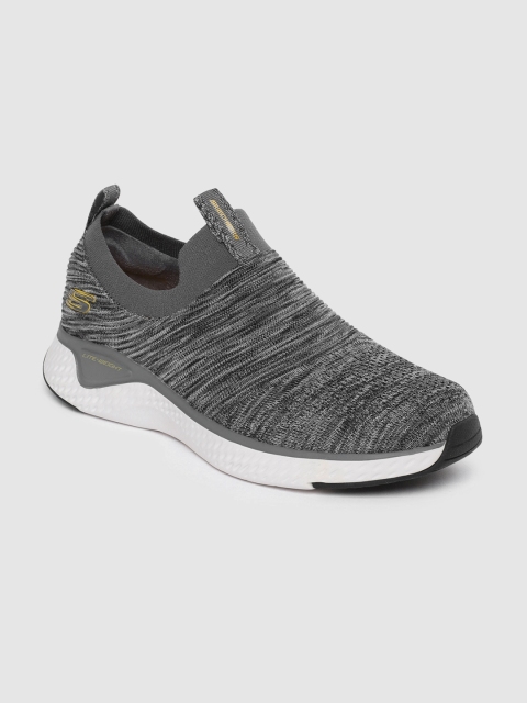 

Skechers Men Charcoal SOLAR FUSE Slip-On Sneakers