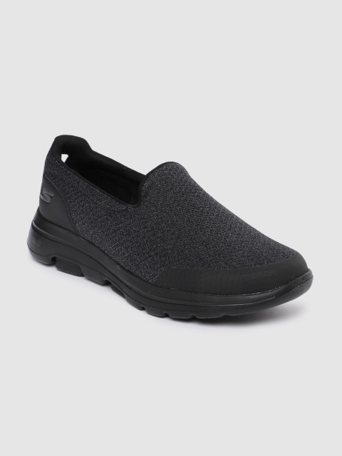 

Skechers Men Charcoal GO WALK 5 Walking Shoes