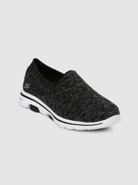 

Skechers Women Black & White Go Walk 5 Walking Shoes