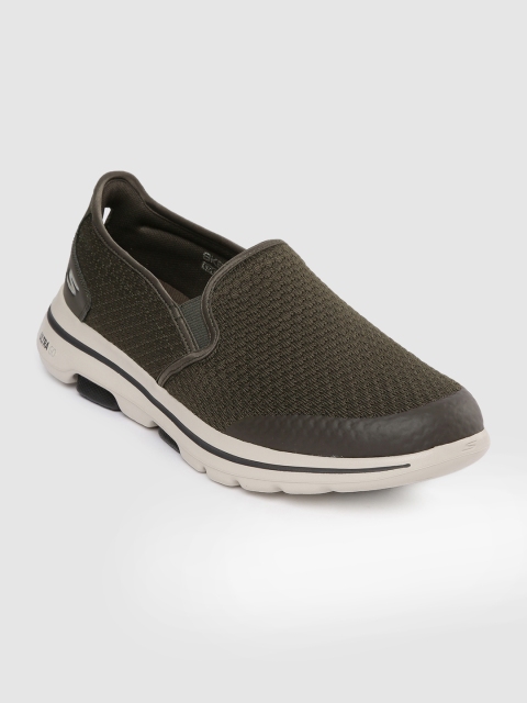 

Skechers Men Olive Green GO WALK 5 Walking Shoes