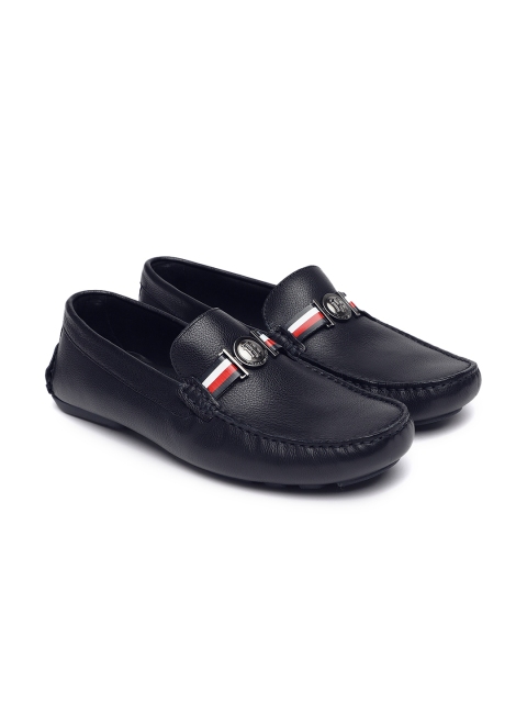 

Tommy Hilfiger Men Blue Leather Loafers