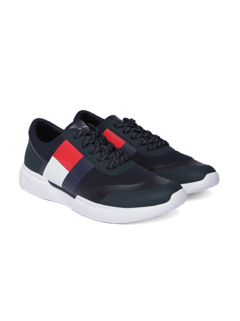 

Tommy Hilfiger Men Navy Blue CORPORATE KNIT MODERN RUNNER Sneakers