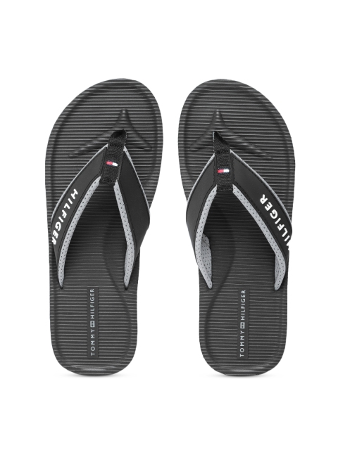 

Tommy Hilfiger Men Black Printed Thong Flip-Flops