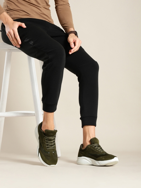 

HRX by Hrithik Roshan Men Green Chunky Sneakers