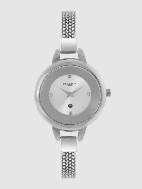 Women Silver-Toned Analogue Watch CL022SSIS