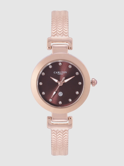 Women Coffee Brown Analogue Watch CL025RBRR