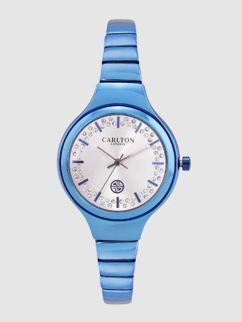 Women Silver-Toned Analogue Watch CL028BSIB