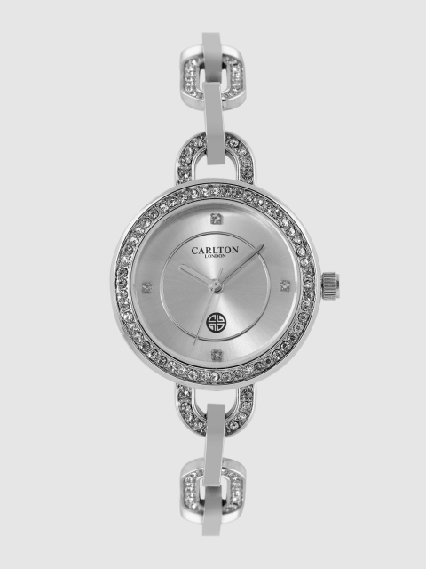 

Carlton London Women Silver-Toned Analogue Watch CL019SSIS