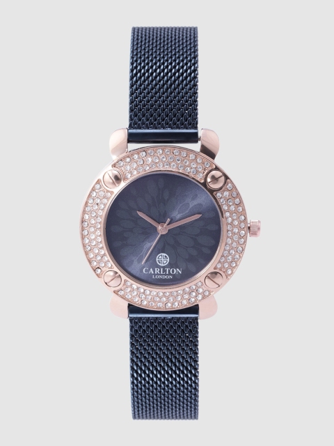 Women Navy Blue Analogue Watch CL016RBLB