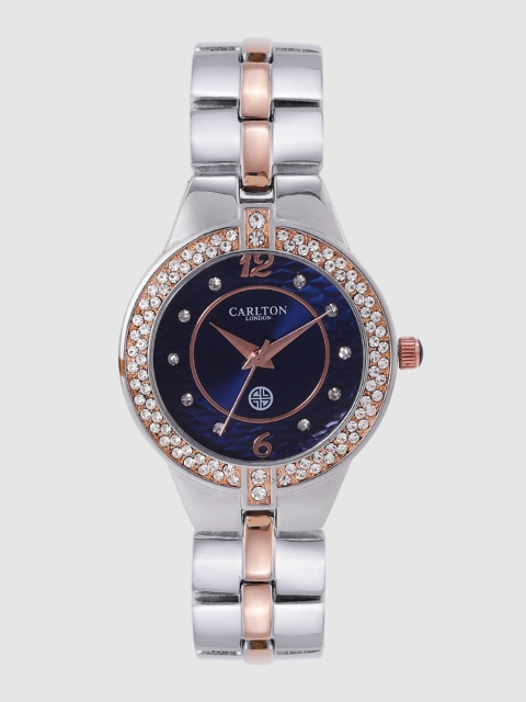 

Carlton London Women Navy Blue Analogue Watch CL030RBLR