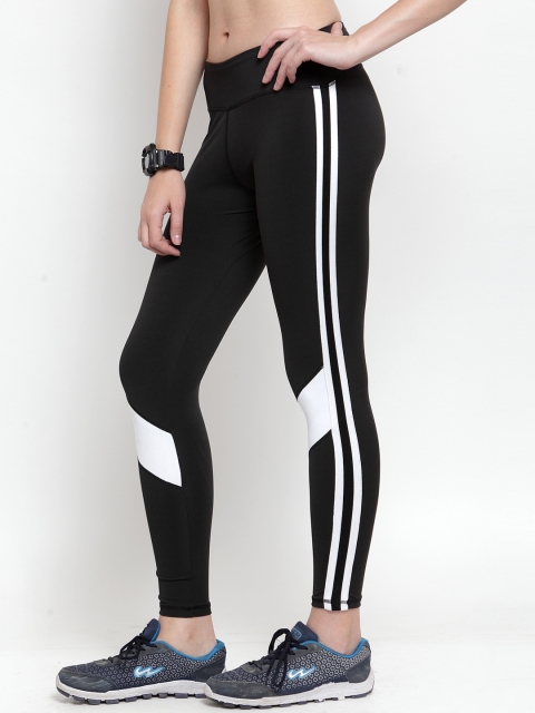 

Boston Club Women Black Solid Mesh Tights