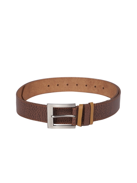 

Fastrack Men Brown Textured Leather Belt