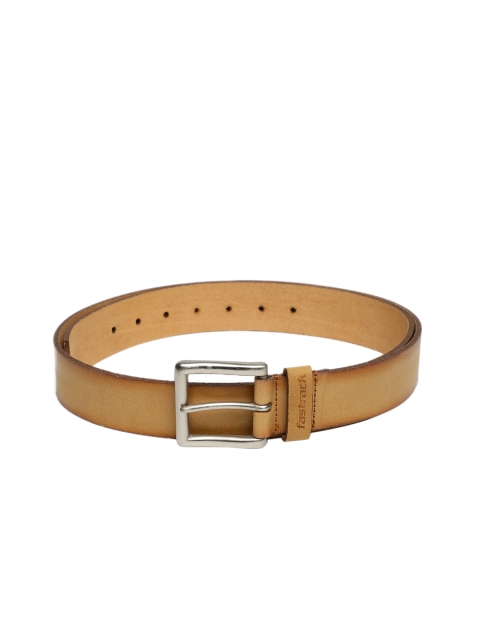 

Fastrack Men Brown Solid Belt