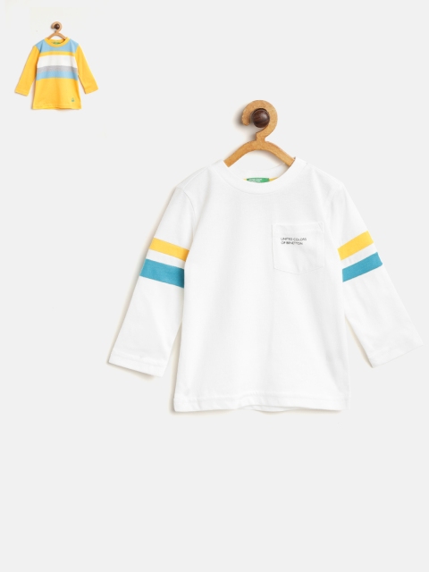 

United Colors of Benetton Boys Pack of 2 T-shirts, Yellow