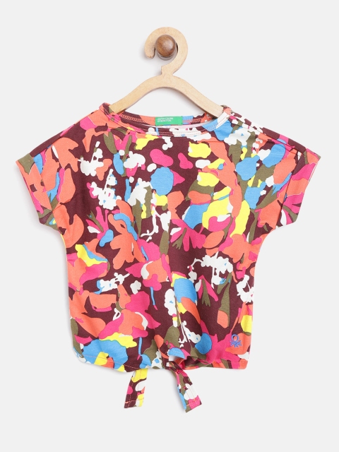 

United Colors of Benetton Girls Multicoloured Printed Top, Multi