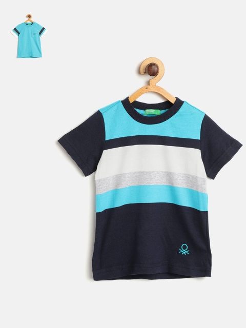 

United Colors of Benetton Boys Pack of 2 T-shirts, Blue
