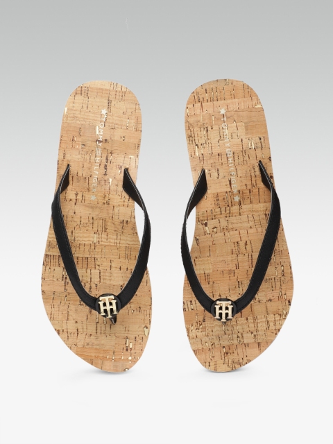 

Tommy Hilfiger Women Black Solid Thong Flipflops